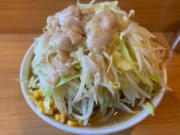 「プチ二郎　野菜ましまし　脂」@ラーメン二郎 八王子野猿街道店2の写真