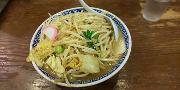 「タンカラ（タンメン＋から揚げ）」@トナリ 丸の内店の写真