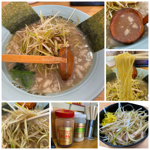 「ネギラーメン  750円 ネギ丼 300円」@ラーメンショップ 椿 上彦川戸店の写真
