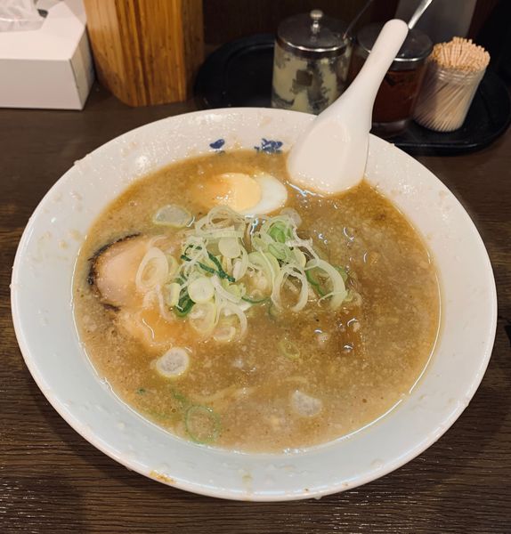 「元らーめん（ネギ多め￥690）」@蔵前元楽 総本店の写真