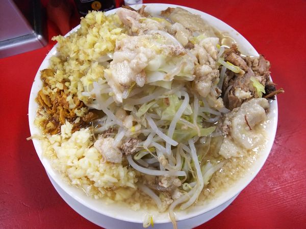 「ラーメン中＋生姜＋ほぐし豚　780＋50＋50円」@豚男 -BUTAMEN-の写真
