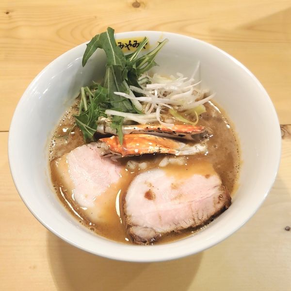 「【限定】カニ白湯」@鶏びあんSobaみやみやの写真