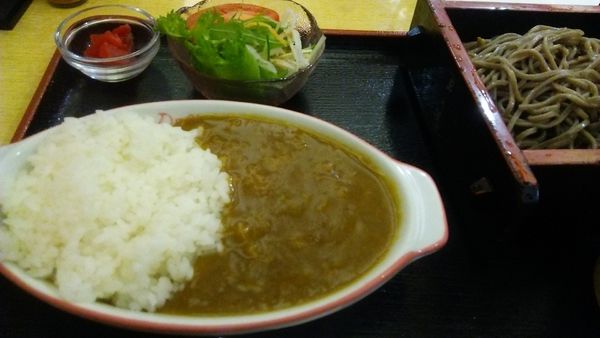 「カレーライスセット 820円」@そば徳 船橋イトーヨーカドー店の写真