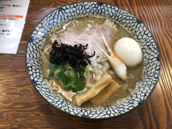 「特製カニSOBA」@拉麺 イチバノナカの写真