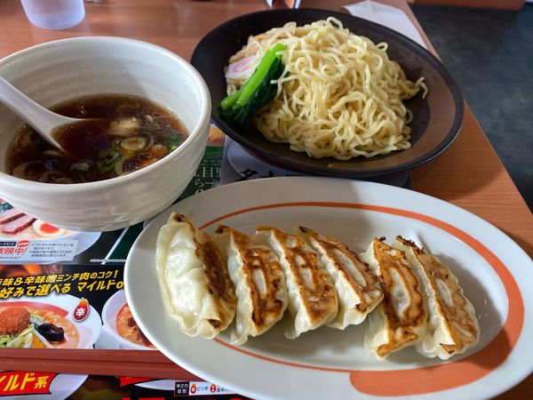「つけ麺と餃子」@幸楽苑 越谷神明店の写真