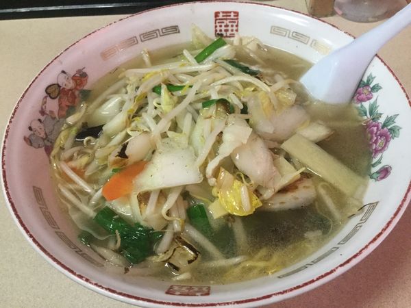 「タンメン(¥780)」@手もみラーメン 福すいの写真