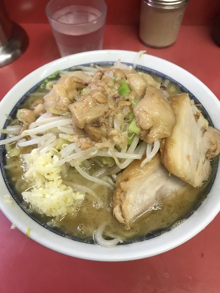 「小、ニンニク、アブラ」@ラーメン二郎 桜台駅前店の写真