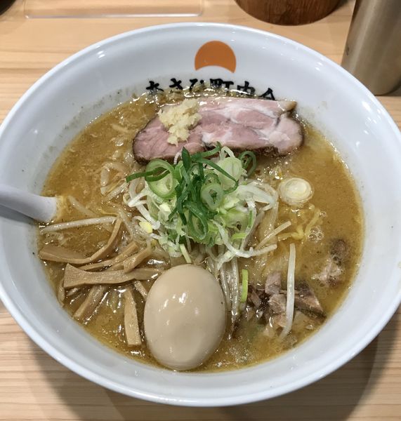 「味噌らーめん＋味玉」@あさひ町内会の写真