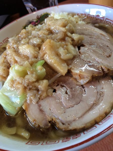 「小ラーメン（ヤサイ少なめニンニクアブラ）」@ブーマンの写真