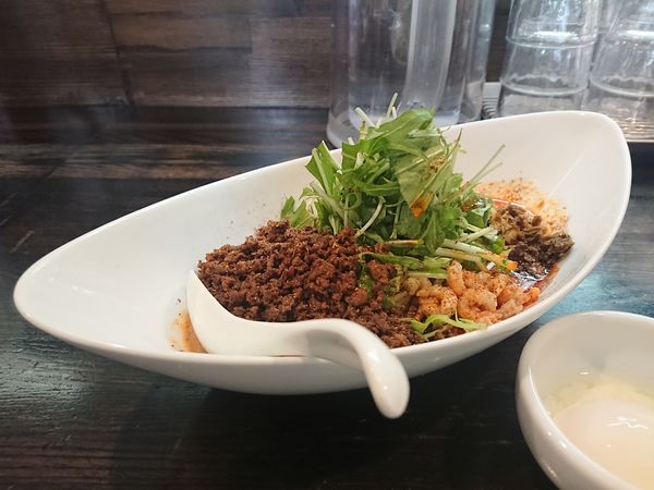 「味噌つゆ無し担々麺」@四川担担麺 阿吽 浅草店の写真