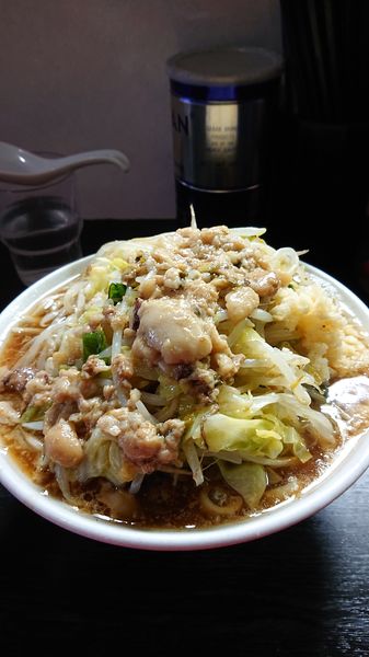 「小ラーメン  ニンニク  アブラ」@豚星。の写真