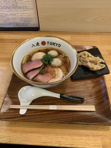 「ポルチーニ醤油らぁ麺+特製トッピング+メンマ」@入鹿（IRUCA）-Tokyo-の写真