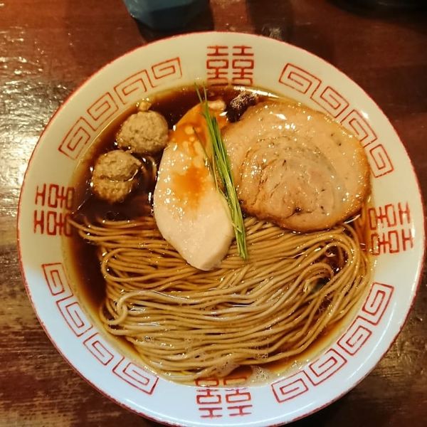 「生一本黒豆醤油 930円」@麺や 而今 大東本店の写真