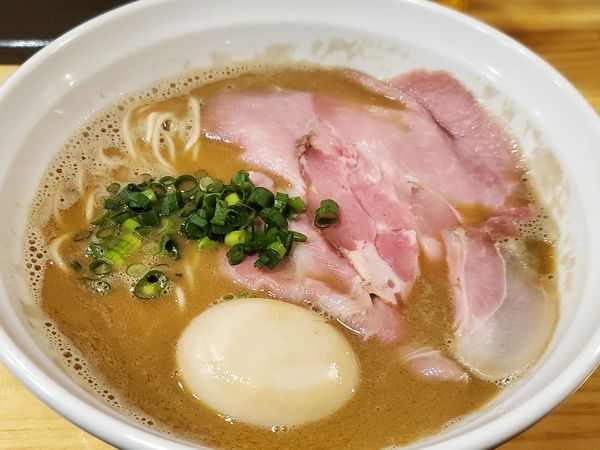 「味玉オマール海老ラーメン980円」@煮干らーめん 紫乱の写真