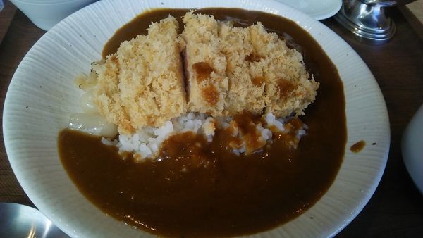 「ロースしろかつカレー 1100円」@しろかつ&グリル ねぎポ お茶の水店の写真