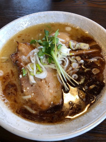 「鶏そばブラック」@麺 匠仁坊の写真