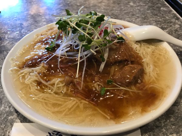 「牛バラ和えそば」@愛群の写真