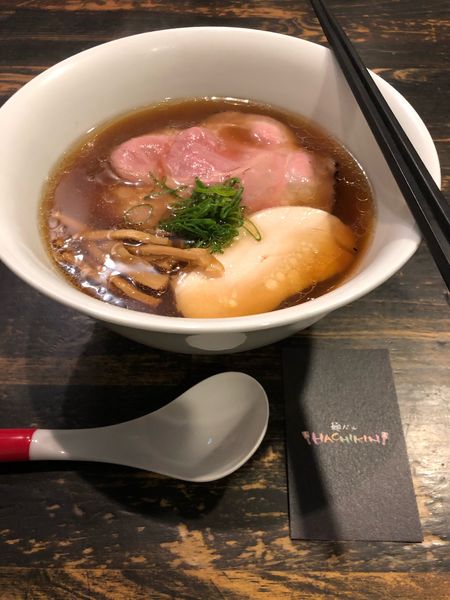 「醤油soba」@麺バル HACHIKINの写真