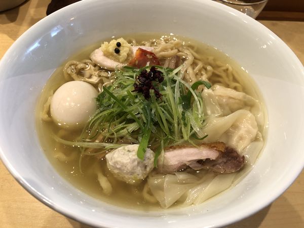 「特製塩そば　大盛」@饗 くろ㐂の写真