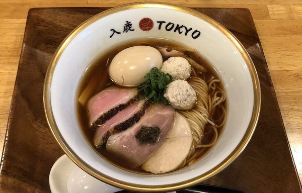 「ポルチーニ醤油らぁ麺 +特製トッピング」@入鹿（IRUCA）-Tokyo-の写真