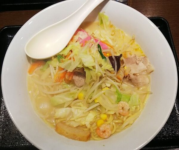 「長崎ちゃんぽん餃子セット830円」@長崎ちゃんぽん リンガーハット 山形TUY通り店の写真