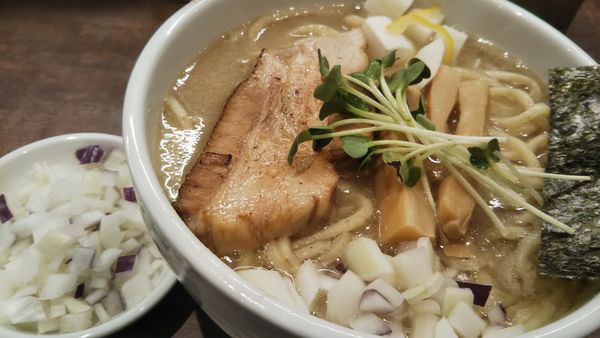 「濃厚ホタテそば＋中盛無料」@NOODLE VOICEの写真