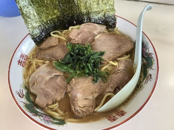 「こってりラーメン600円＋チャーシュー200円」@西海亭の写真