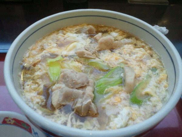 「親子南蛮そば 820円」@そば処 丸松の写真