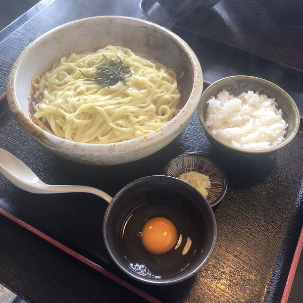 「辛ニラまぜそば」@秋田ラーメン はまの写真