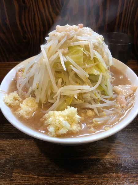 「ラーメン小、全マシ」@麺屋 鳳の写真