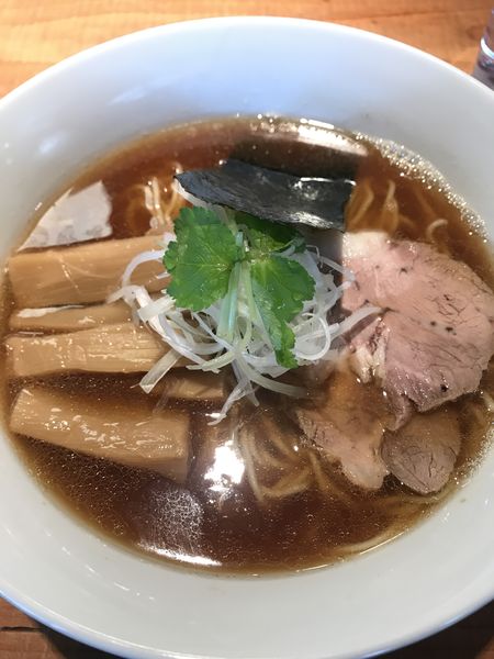 「中華そば、メンマ」@麺や ほころびの写真