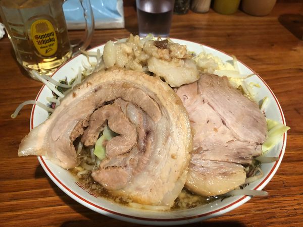 「ラーメン　脂　ニンニク」@豚が如くの写真