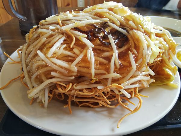 「チンパンカリカリ　※スープ付き」@ラッキー食堂まとや 千曲店の写真