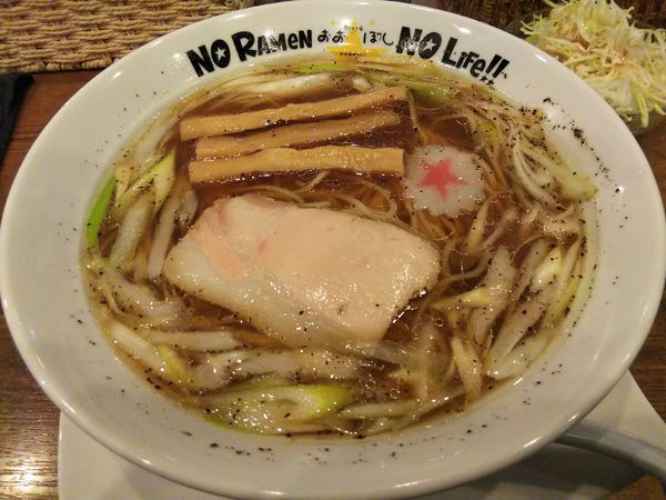 「【限定】王様中華そば +キャベツバー:無料」@おおぼし 安曇野店の写真