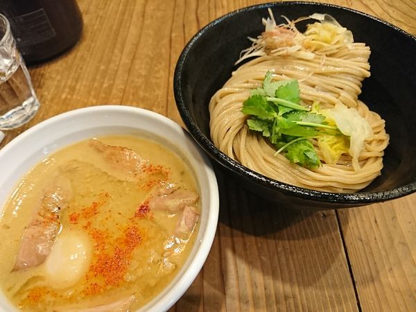 「銀だら西京味噌つけ麺(全部入り)1200円」@鮮魚らーめん 五ノ神水産の写真