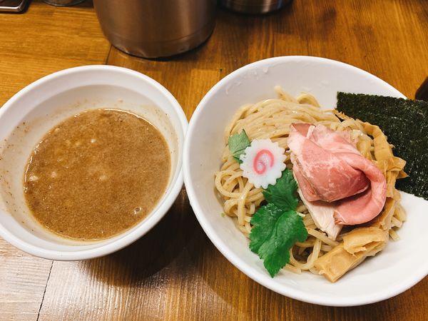 「濃厚煮干しつけ麺」@馳走麺 狸穴の写真
