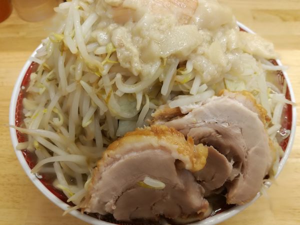 「大ブタ2枚:900円(麺まし)」@ラーメン 登良治郎の写真