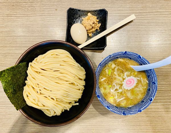 「特製つけめん 大盛り」@久臨 ダイバーシティ東京プラザ店の写真
