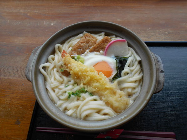 「鍋焼きうどん」@和風レストラン 山里波の写真