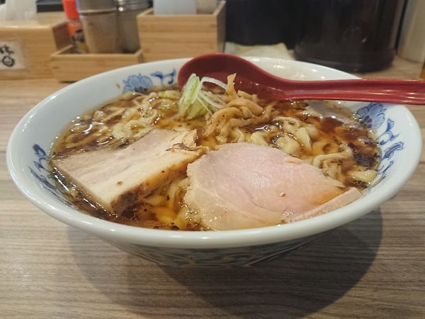「生姜(平打ち麺)」@くじら食堂 nonowa東小金井店の写真