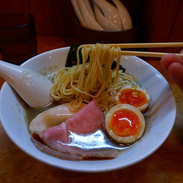 「味玉純煮干しそば 950円」@中華そば 児ノ木の写真