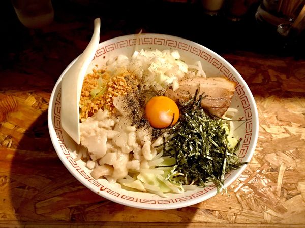 「汁なし男そば」@男そば 連獅子の写真