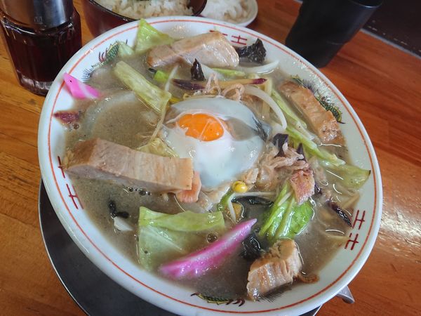 「期間限定 にぼちゃんぽん麺 850円」@中華そば ひらこ屋の写真