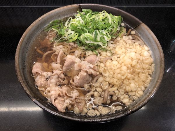 「肉そば」@南海そば なんば3階店の写真