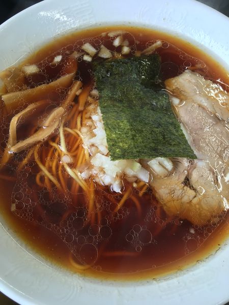 「ラーメン＋半ライス」@三番亭の写真