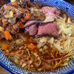 牛そばローストビーフ＋合盛：1050＋100円