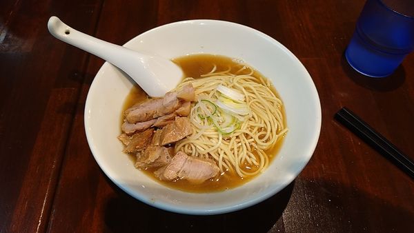 「肉そば（800円）」@自家製麺 伊藤 銀座店の写真