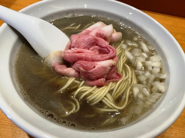 「煮干蕎麦＋茜玉」@木更津丿貫の写真