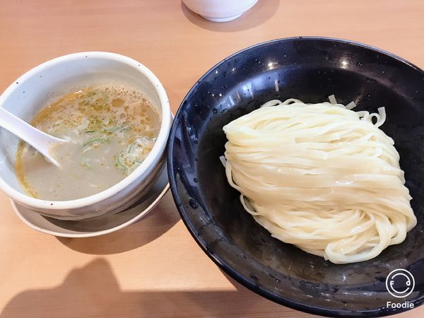 「「限定」のどぐろと鶏の平打ち中濃つけめん(830円)」@麺堂 稲葉の写真