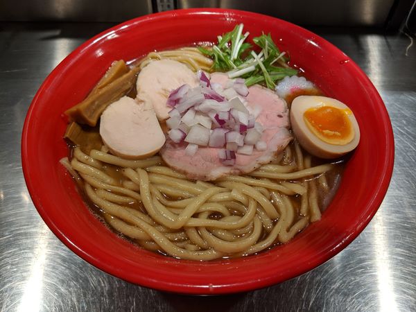 「醤油SOBA」@荒節中華にはらいの写真
